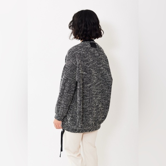 Cog The Big Smoke Hayden Cardigan in Black Pepper - Picture 3 of 16